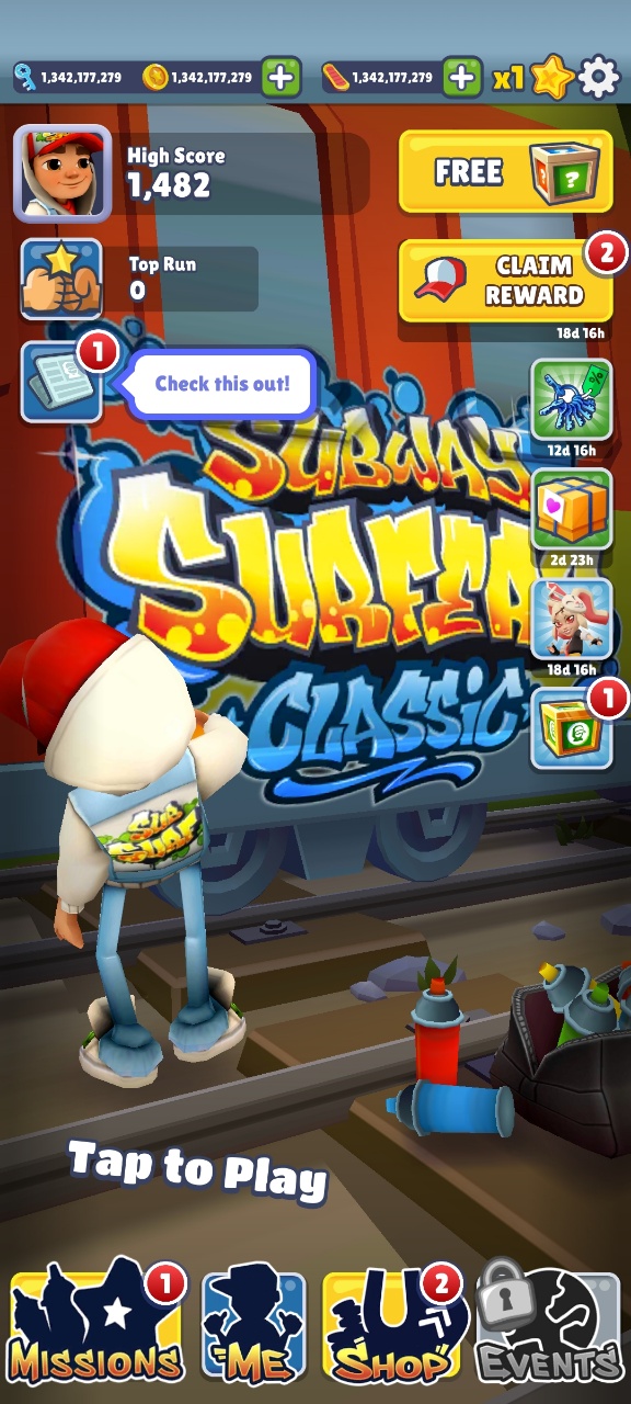 ܿȫƤȫȫ(Subway Surf)